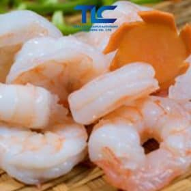 Cooked Peeled & Deveined Tail Off Vannamei Shrimp