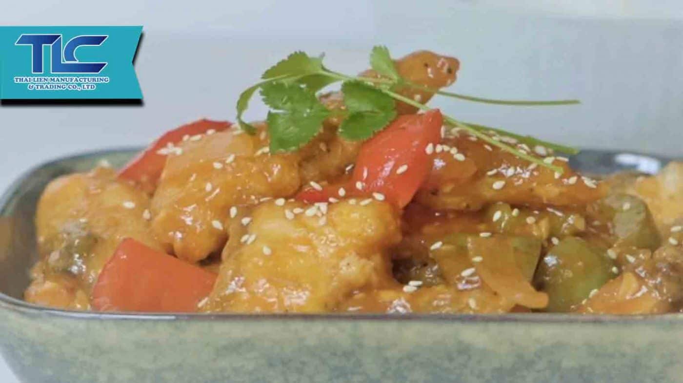 Dory fish fillet with sweet and sour sauce